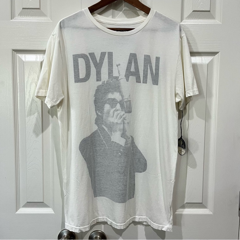 NWT Archive DYLAN Harmonica T-shirt Vintage Look Women's Tee Size L